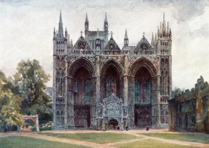 Peterborough, Front Zachodni (kolor lito) autorstwa William Wiehe Collins