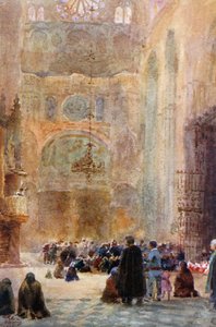 Toledo, południowy transept (kolor lito) autorstwa William Wiehe Collins