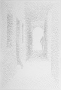 Brama do Rio Terra, Wenecja, 2008 (ołówek na papierze) autorstwa William Wilkins