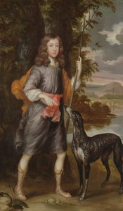 Chłopiec z włócznią i ogarem, ok.1685