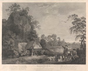 Strzelanie, tablica I autorstwa William Woollett