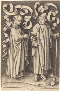 Wierni kościelni autorstwa William Young Ottley after Israhel van Meckenem