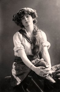 Gabrielle Ray 1883-1973, angielska aktorka, początek XX wieku. autorstwa William and Daniel Downey