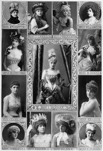 Czołowe aktorki XIX wieku, 1890.