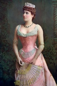 Lillie Langtry 1853-1929, angielska aktorka, 1899-1900. autorstwa William and Daniel Downey