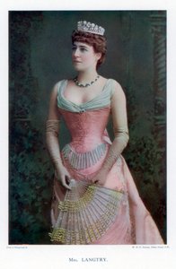 Lillie Langtry, brytyjska aktorka, 1901. autorstwa William and Daniel Downey