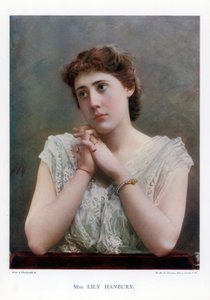 Lily Hanbury, angielska aktorka teatralna, 1901. autorstwa William and Daniel Downey