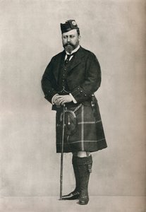 Książę Walii w stroju góralskim, ok. 1886 1910 r autorstwa William and Daniel Downey