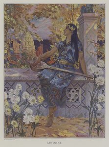 Automne (jesień) (kolor lito) autorstwa William de Leftwich (after) Dodge