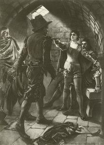 Fidelio, akt II scena III (wklęsłodruk) autorstwa William de Leftwich Dodge