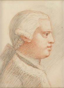 Edward Augustus, książę Yorku, ok. 1761-7 (kreda na papierze) autorstwa William of Bath Hoare
