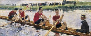 Wioślarze (olej na płótnie) autorstwa William van Strydonck