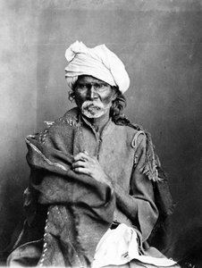 Portret mężczyzny z Indii, z filmu „Kostiumy i ludzie Indii”, ok. 1860 r.