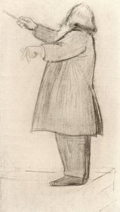 Johannes Brahms (1833-1897) Niemiecki kompozytor, dyrygent (rysunek) autorstwa Willy von Beckerath