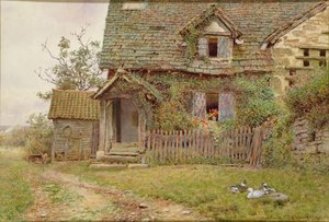 Domek w Mansell Lacy w pobliżu Hereford autorstwa Wilmot Pilsbury