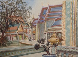 868 Wat Ratchaborpit, Bangkok autorstwa Wilson Clive