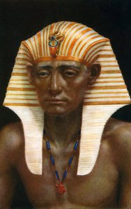 Amenemhat III, starożytny egipski faraon z XII dynastii, XIX w. p.n.e. 1926.