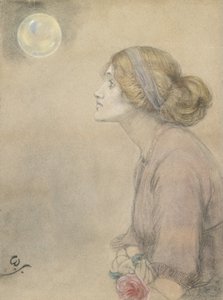 Gertrude Sandys (pastel na papierze) autorstwa Winifred Sandys