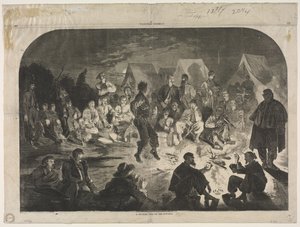 Wspaniały biwak nad rzeką Potomac autorstwa Winslow Homer