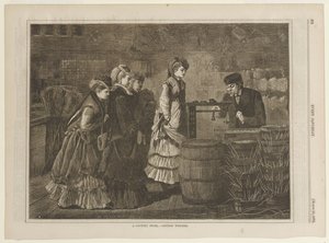 Wiejski sklep - Ważenie autorstwa Winslow Homer