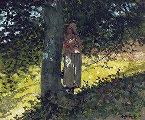 Zacienione miejsce, farma Houghton, 1878 autorstwa Winslow Homer