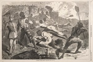 Pocisk w okopach rebeliantów autorstwa Winslow Homer