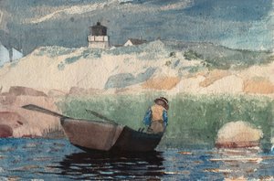 Chłopiec w łodzi, Gloucester autorstwa Winslow Homer