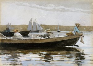 Chłopcy w Dory, 1873. autorstwa Winslow Homer