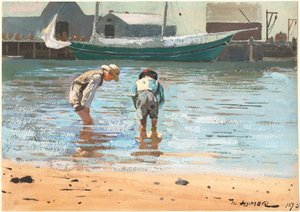 brodzący chłopcy autorstwa Winslow Homer