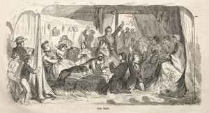 Szkice ze spotkania obozowego:  Namiot autorstwa Winslow Homer