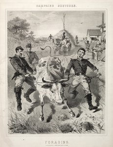 Szkice z kampanii: zdobywanie żywności autorstwa Winslow Homer