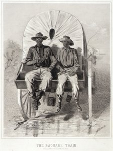 Szkice kampanii: Pociąg bagażowy autorstwa Winslow Homer