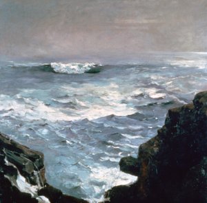 Skała armatnia, 1895 autorstwa Winslow Homer