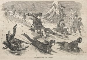 Wybieg z drzwi, 1857. autorstwa Winslow Homer