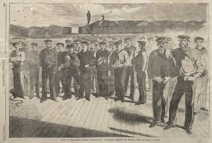 Załoga amerykańskiego szlupu parowego „Colorado”,  załadowanego w Bostonie w czerwcu 1861 roku autorstwa Winslow Homer