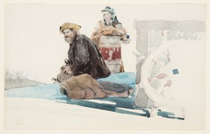 Pasażerowie na pokładzie autorstwa Winslow Homer
