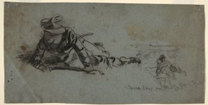 Rysunek, Trzy dni na froncie, ok. 1863 r. autorstwa Winslow Homer