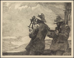 Osiem dzwonów, 1887, prawdopodobnie wydrukowane ok. 1940 r. autorstwa Winslow Homer