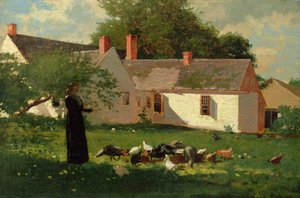 Scena z podwórka autorstwa Winslow Homer