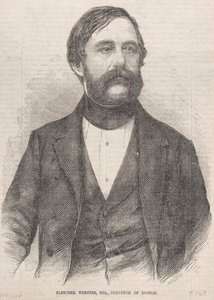 Fletcher Webster, Esq., Surveyor of Boston, 1859. autorstwa Winslow Homer