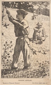 Zielone jabłka autorstwa Winslow Homer