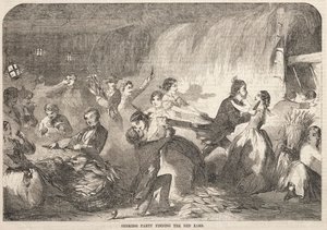 Impreza łuskająca w poszukiwaniu czerwonych uszu, 1857. autorstwa Winslow Homer