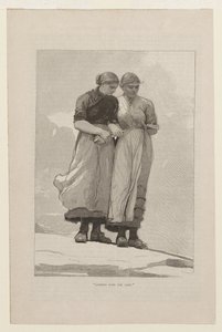Widok ponad klifem autorstwa Winslow Homer
