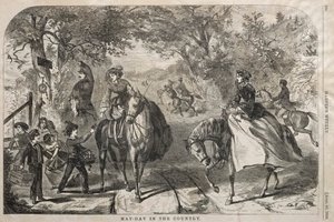 Dzień Maja na wsi, 1859. autorstwa Winslow Homer
