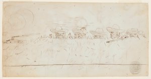 Mężczyźni patrzący na roboty ziemne autorstwa Winslow Homer