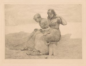 Naprawianie rozdarć autorstwa Winslow Homer