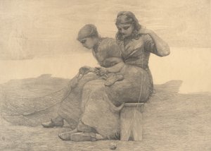 Naprawianie łez, 1888. autorstwa Winslow Homer