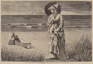 On the Beach - Dwa to Kompania, Trzy to Brak, opublikowane w 1872 r. autorstwa Winslow Homer