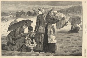 Na plaży w Long Branch autorstwa Winslow Homer