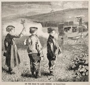 Na drodze do jeziora George, 1869. autorstwa Winslow Homer